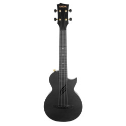 CASCHA CARBON FIBRE UKULELE BLACK SET 2
