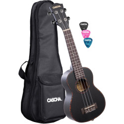CASCHA CONCERT UKULELE MAHOGANY BK