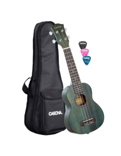 Cascha Soprano Ukulele Mahogany Aquamarine
